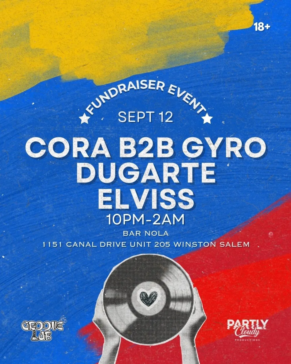 Groove Lab Presents - A Fundraiser For Venezuela — event flyer