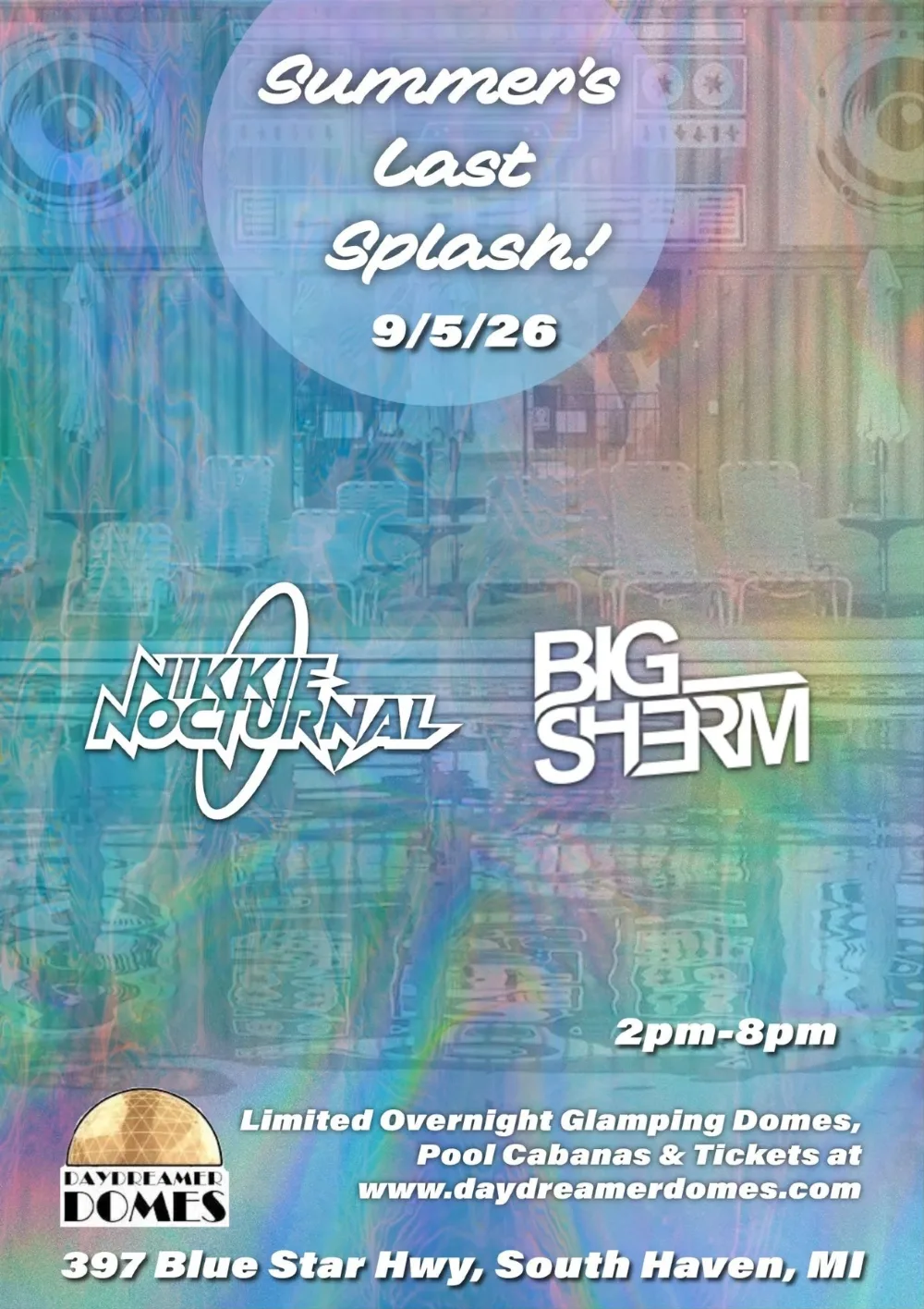 Summer's Last Splash (Labor Day Weekend Pool Party) — event flyer