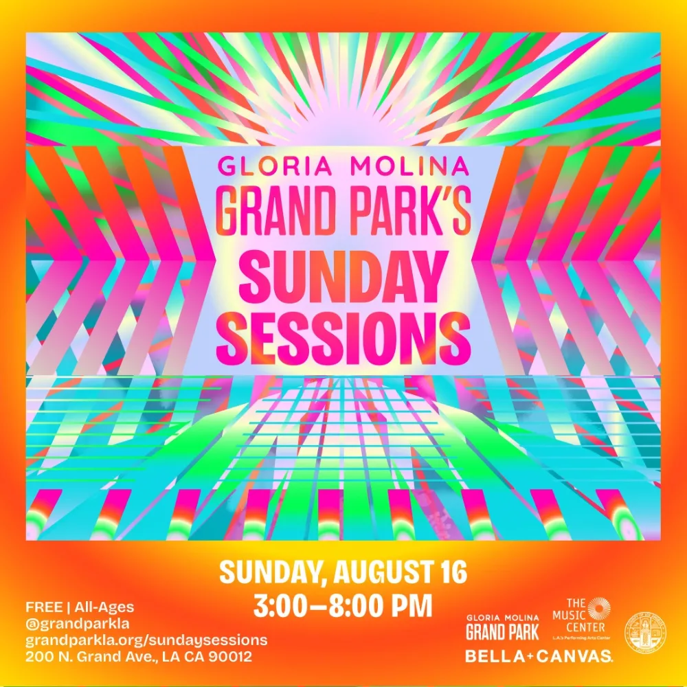 Gloria Molina Grand Park's Sunday Sessions — event flyer