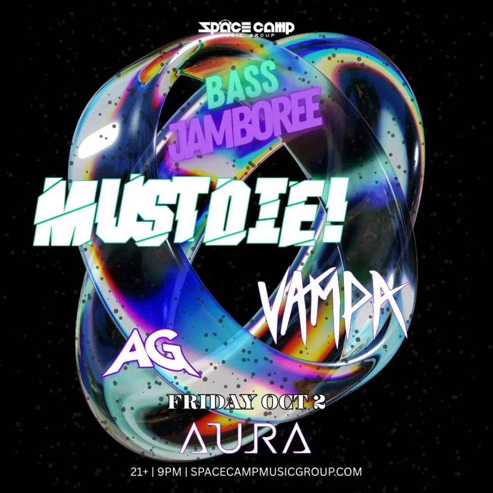 MUST DIE!, VAMPA — event flyer