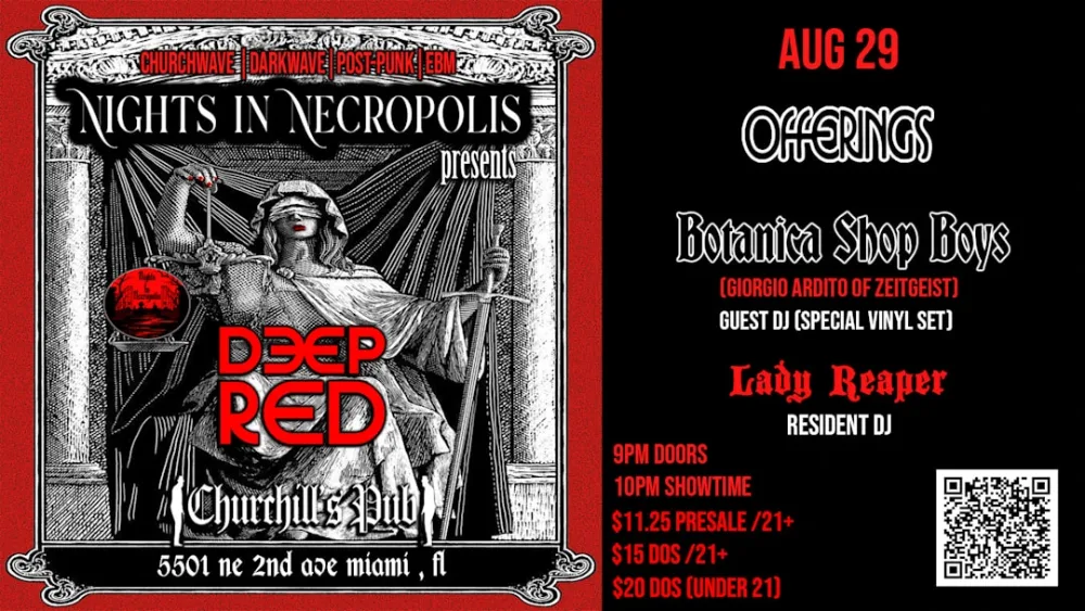 Nights in Necropolis Presents — event flyer