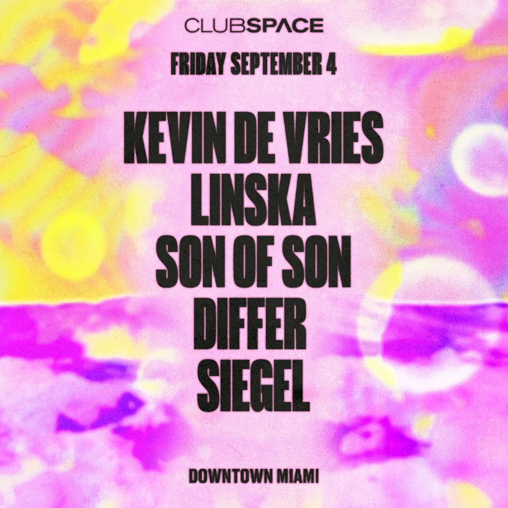 Kevin de Vries, Linska, Son of Son, DIFFER, Siegel — event flyer