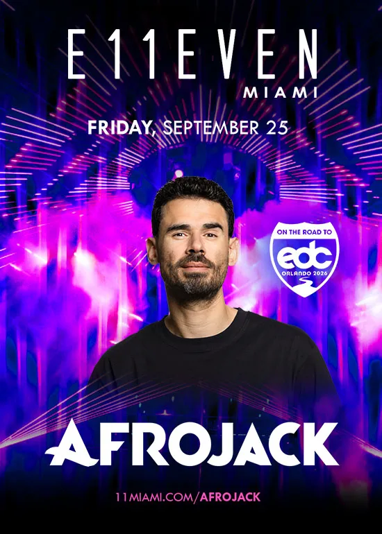 AFROJACK — event flyer