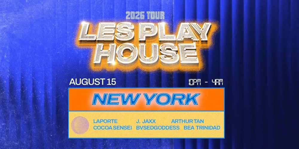 Les Play House — event flyer