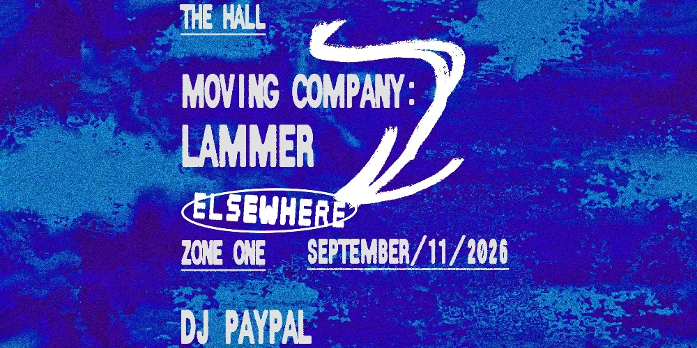 LAMMER, DJ Paypal — event flyer