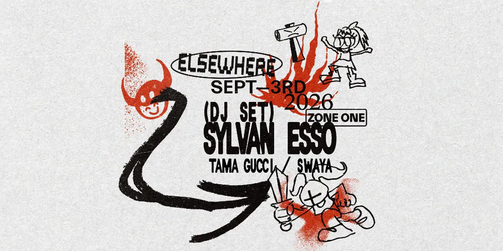 Sylvan Esso — event flyer