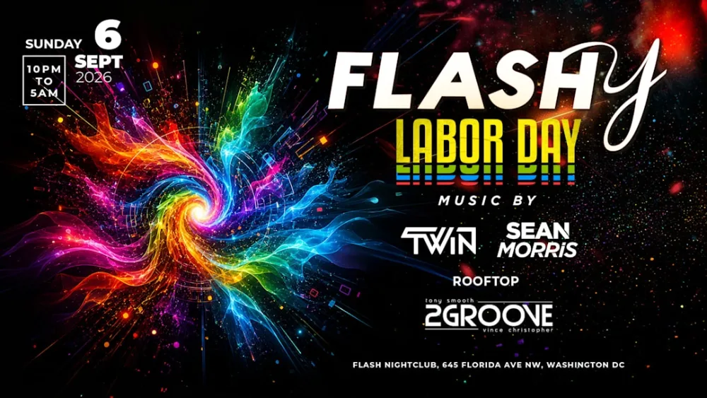 Flashy Labor Day Weekend — event flyer
