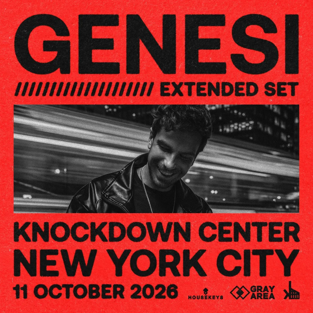 GENESI — event flyer