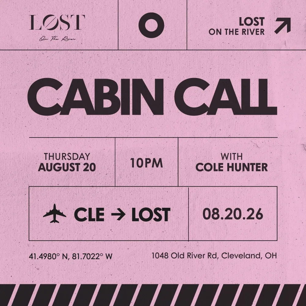Cabin Calls — event flyer