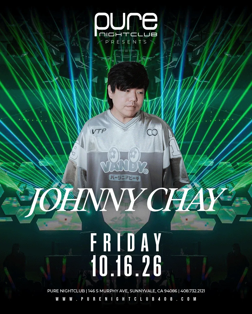 Johnny Chay — event flyer