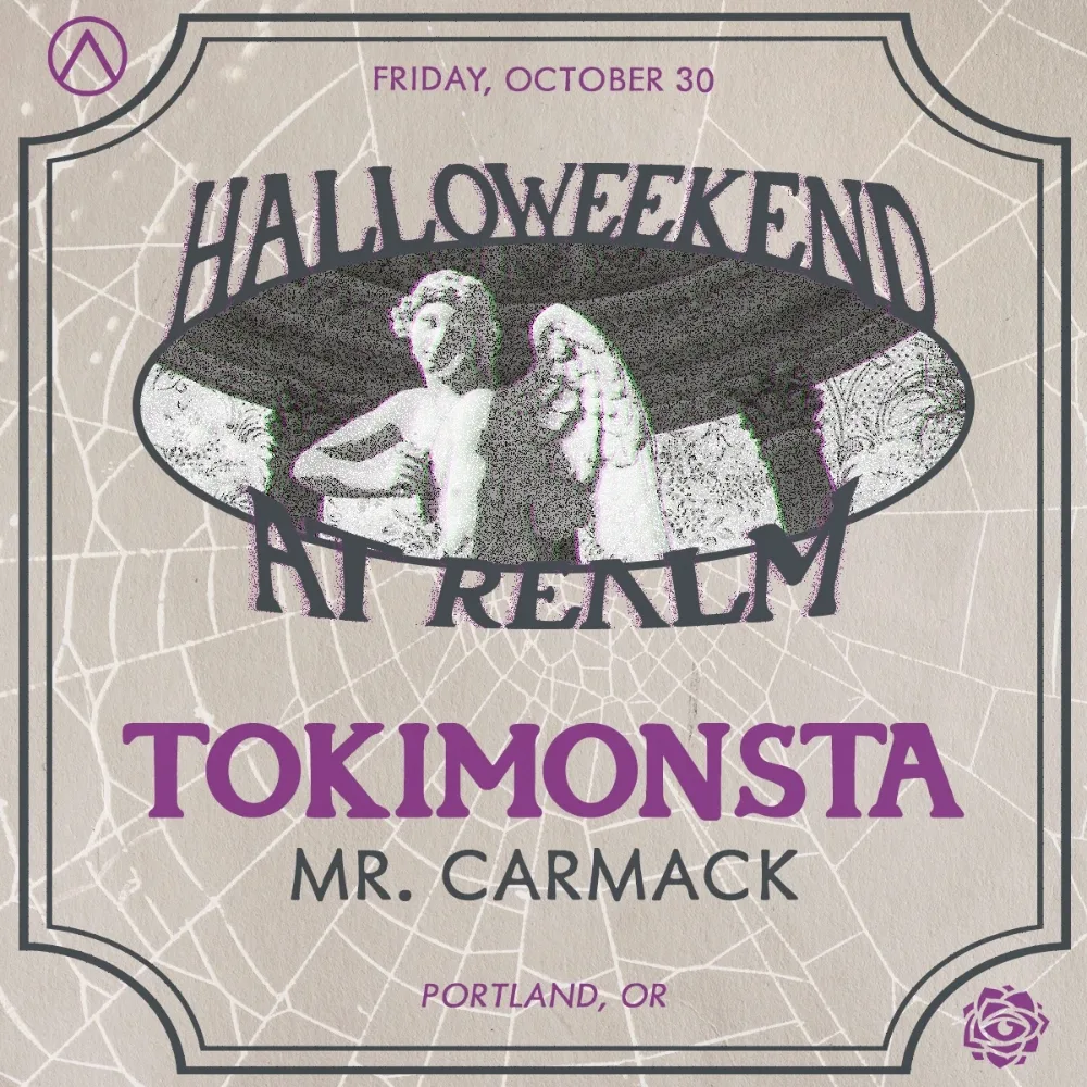 TOKiMONSTA, Mr. Carmack — event flyer