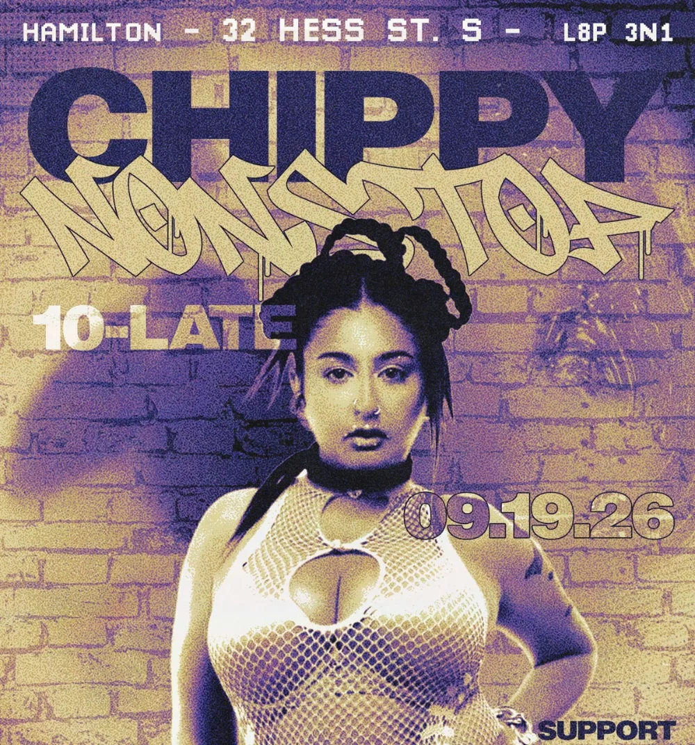Chippy Nonstop — event flyer