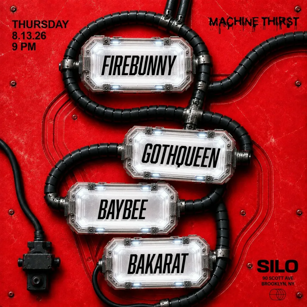 Firebunny, BAYBEE — event flyer