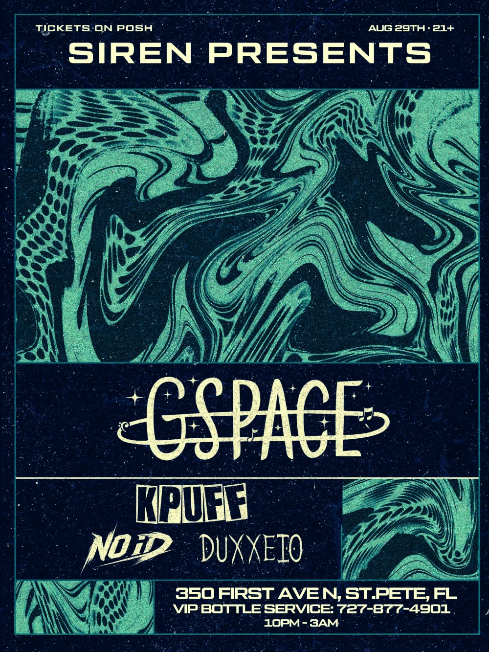 G-Space — event flyer