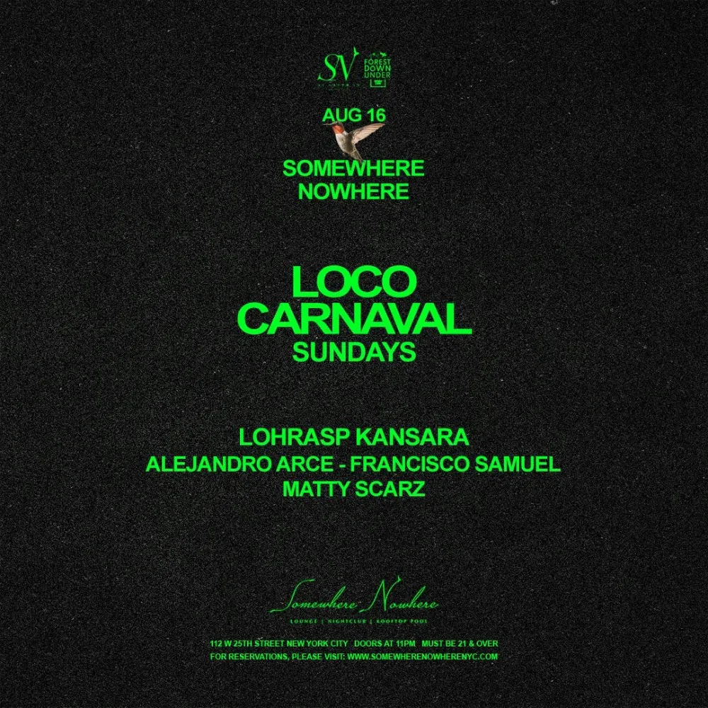 Loco Carnaval Sundays — event flyer