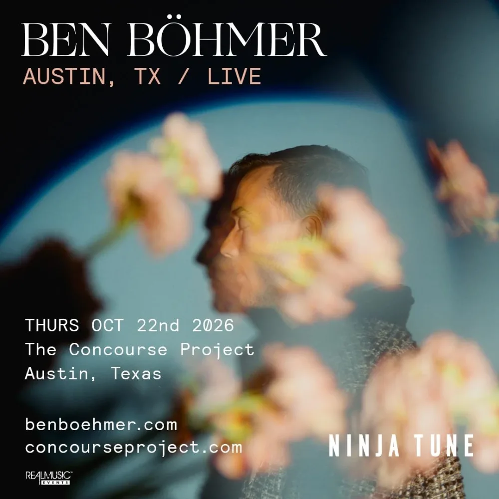 Ben Böhmer — event flyer