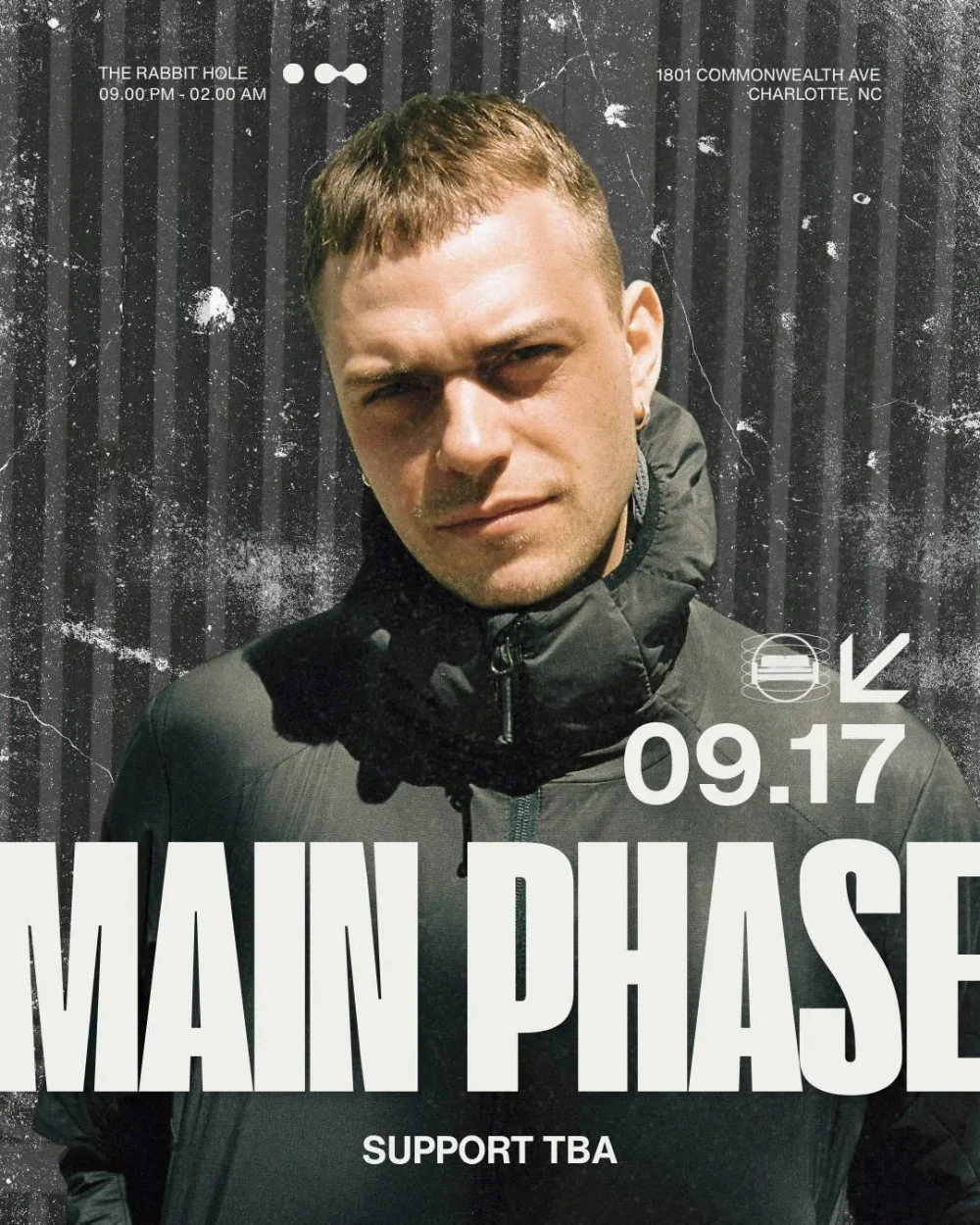Main Phase — event flyer