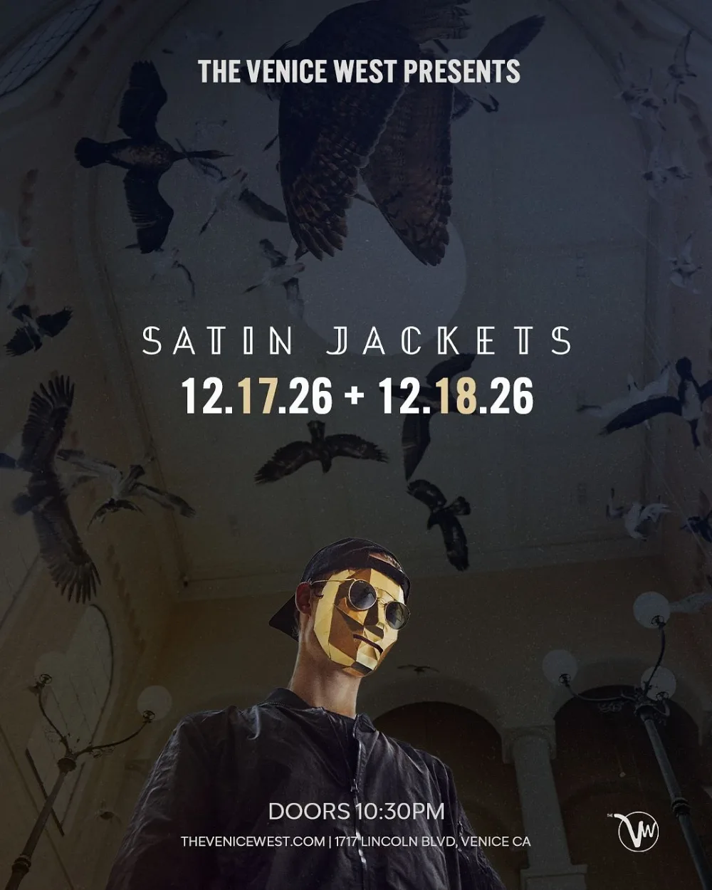 Satin Jackets — event flyer