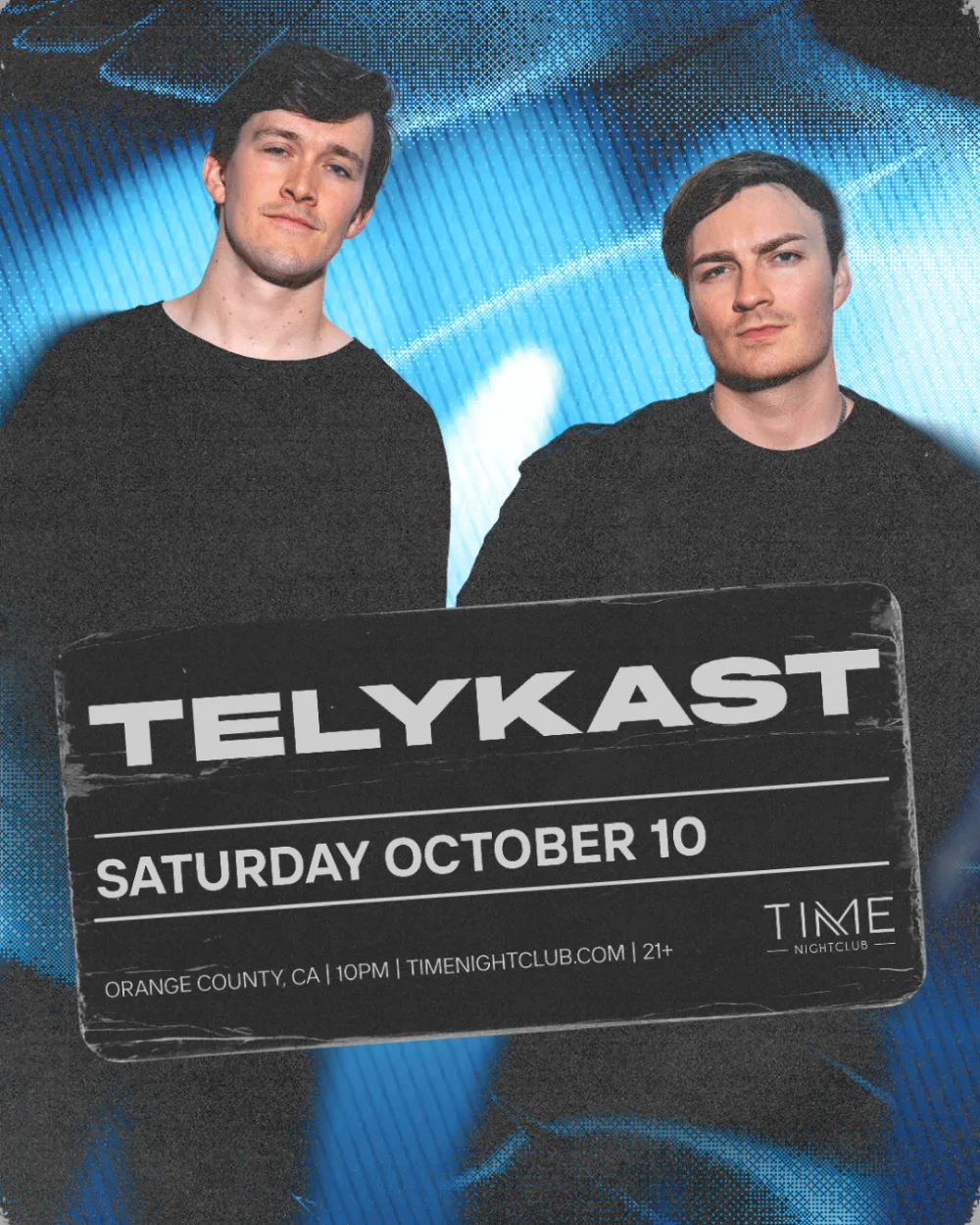 TELYKAST — event flyer