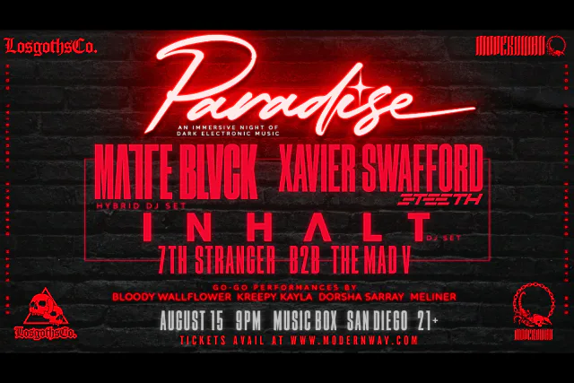 Matte Blvck — event flyer