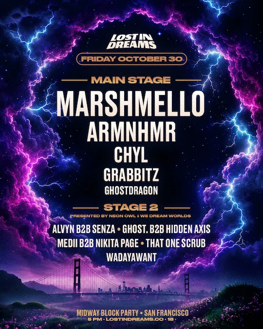 Marshmello — event flyer