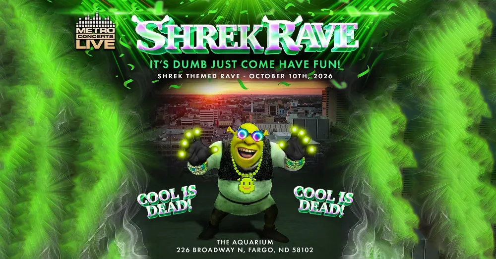 Shrek Rave — event flyer