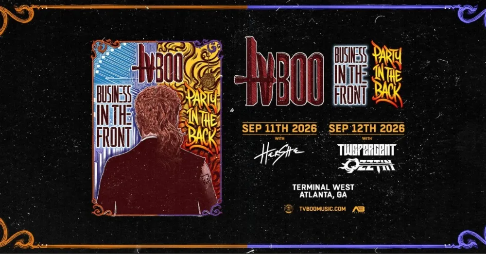 TVBOO, HerShe, ROHAN SOLO — event flyer