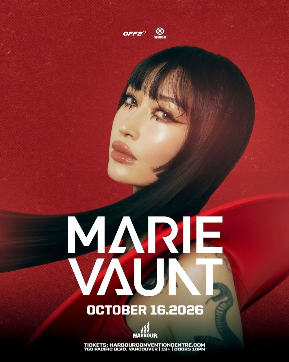 Marie Vaunt — event flyer