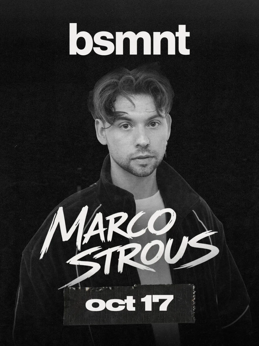 Marco Strous — event flyer