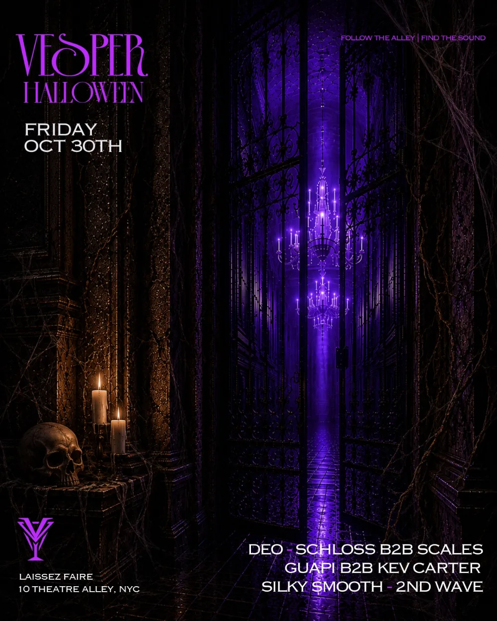 Vesper Halloween — event flyer