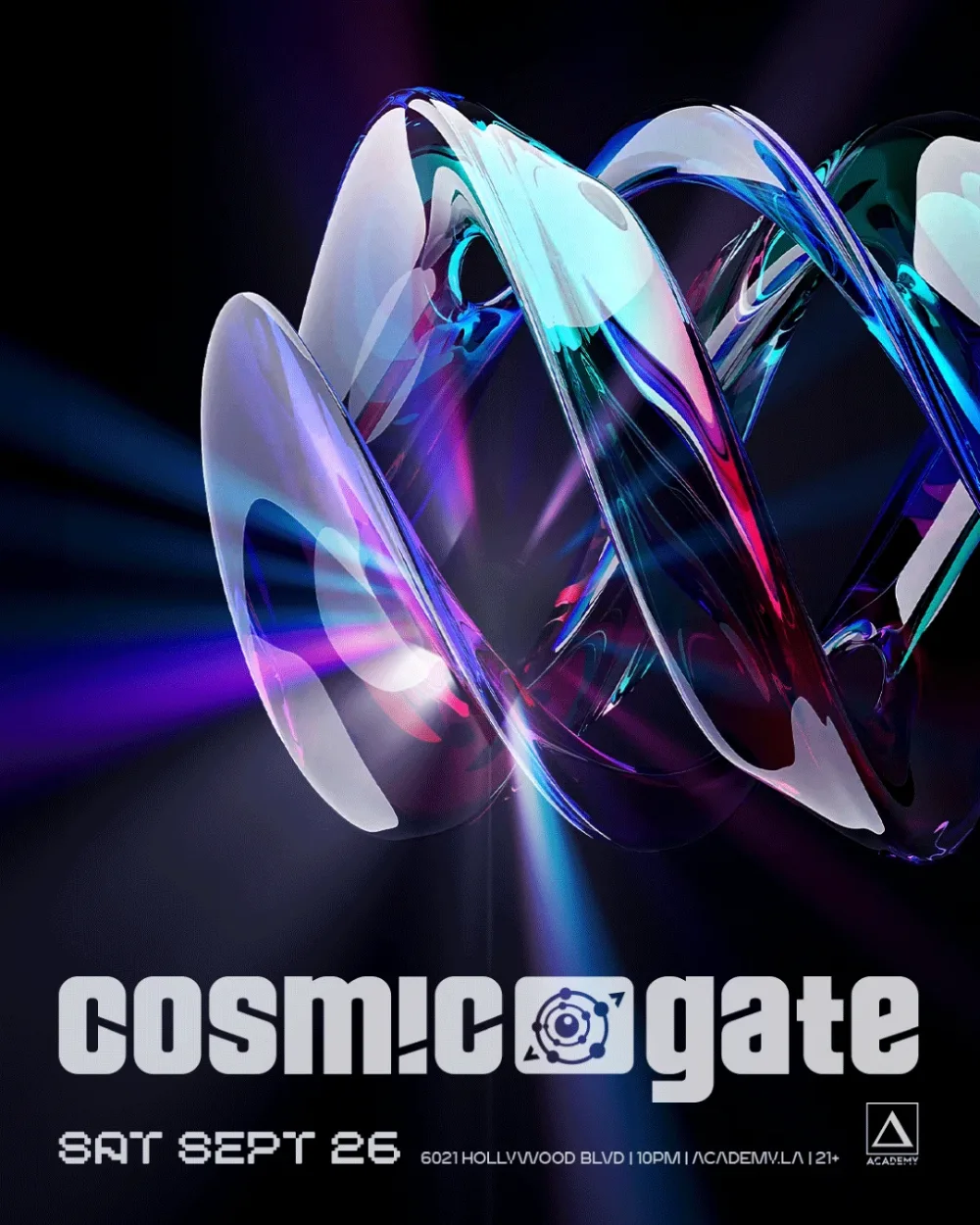 Cosmic Gate — event flyer
