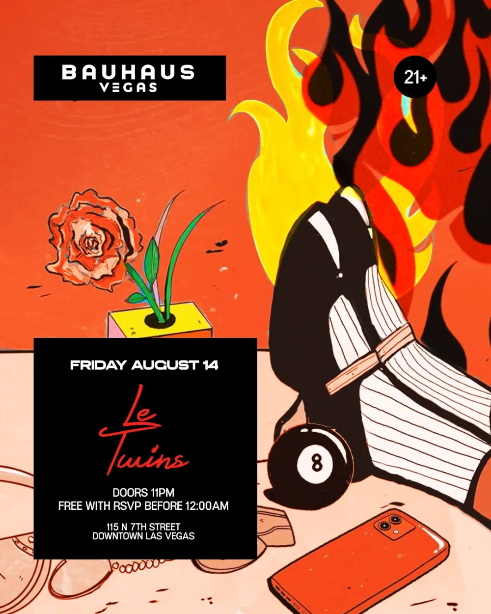 Le Twins — event flyer