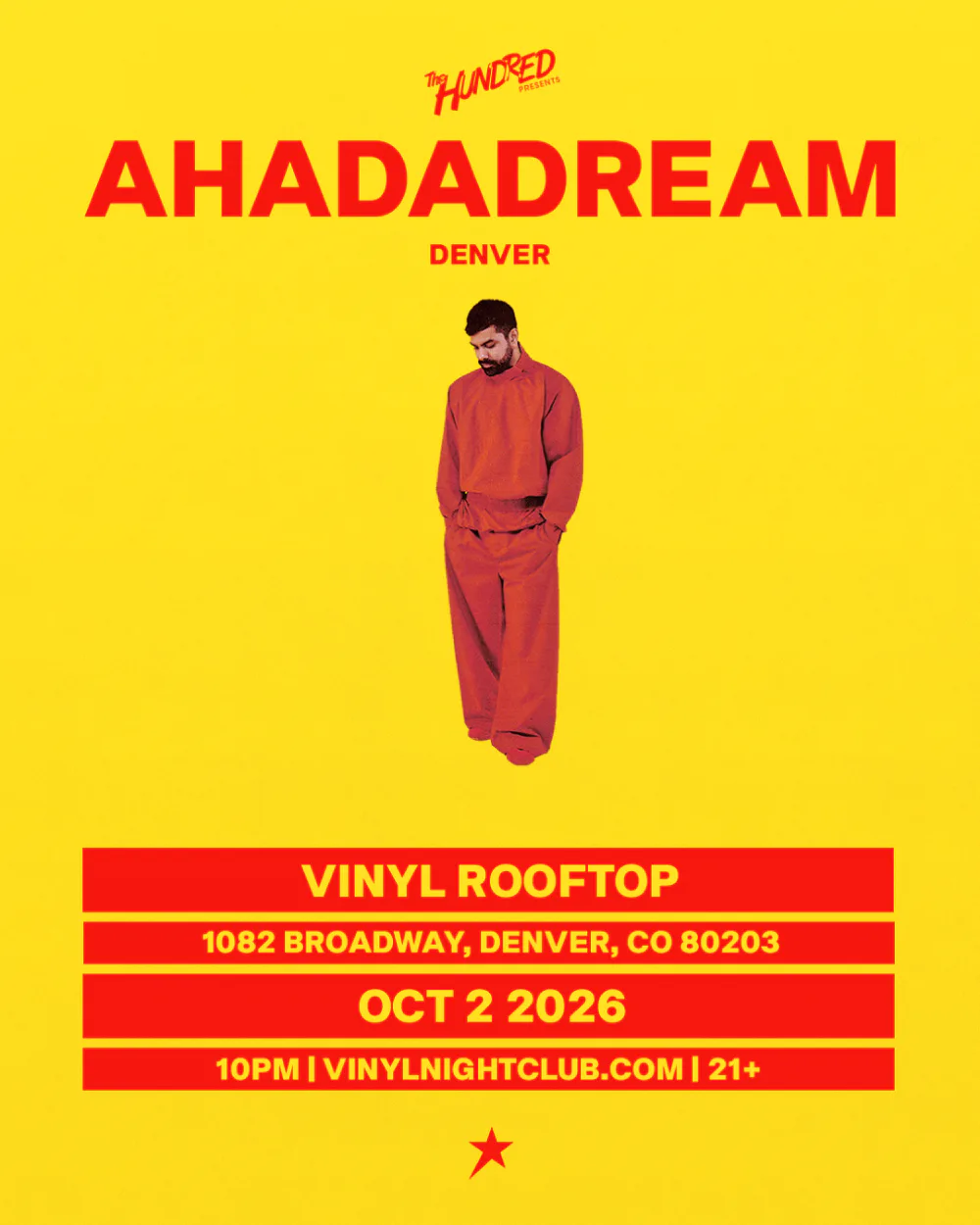 Ahadadream — event flyer
