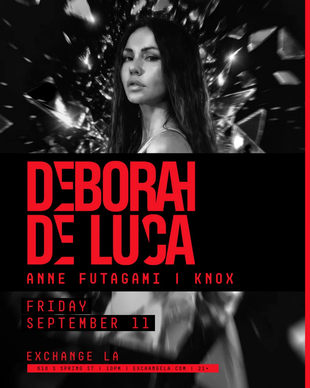 Deborah De Luca — event flyer