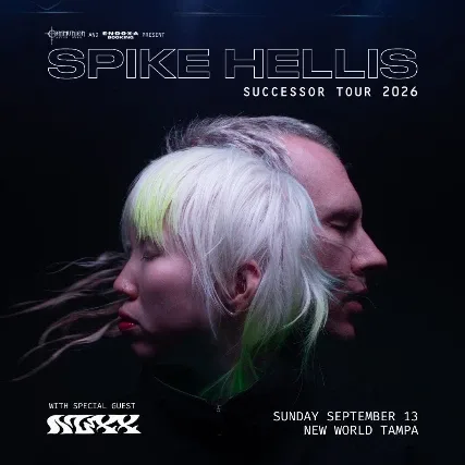 Spike Hellis, Nuxx — event flyer
