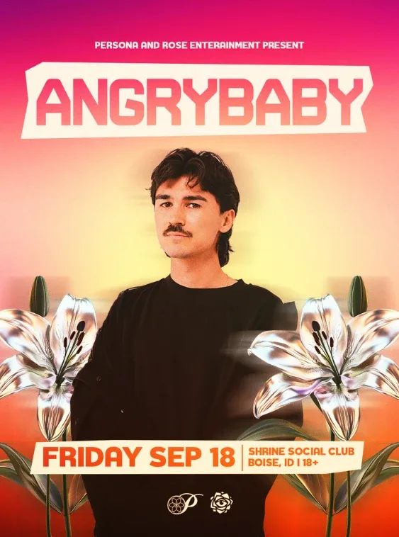 Angrybaby — event flyer