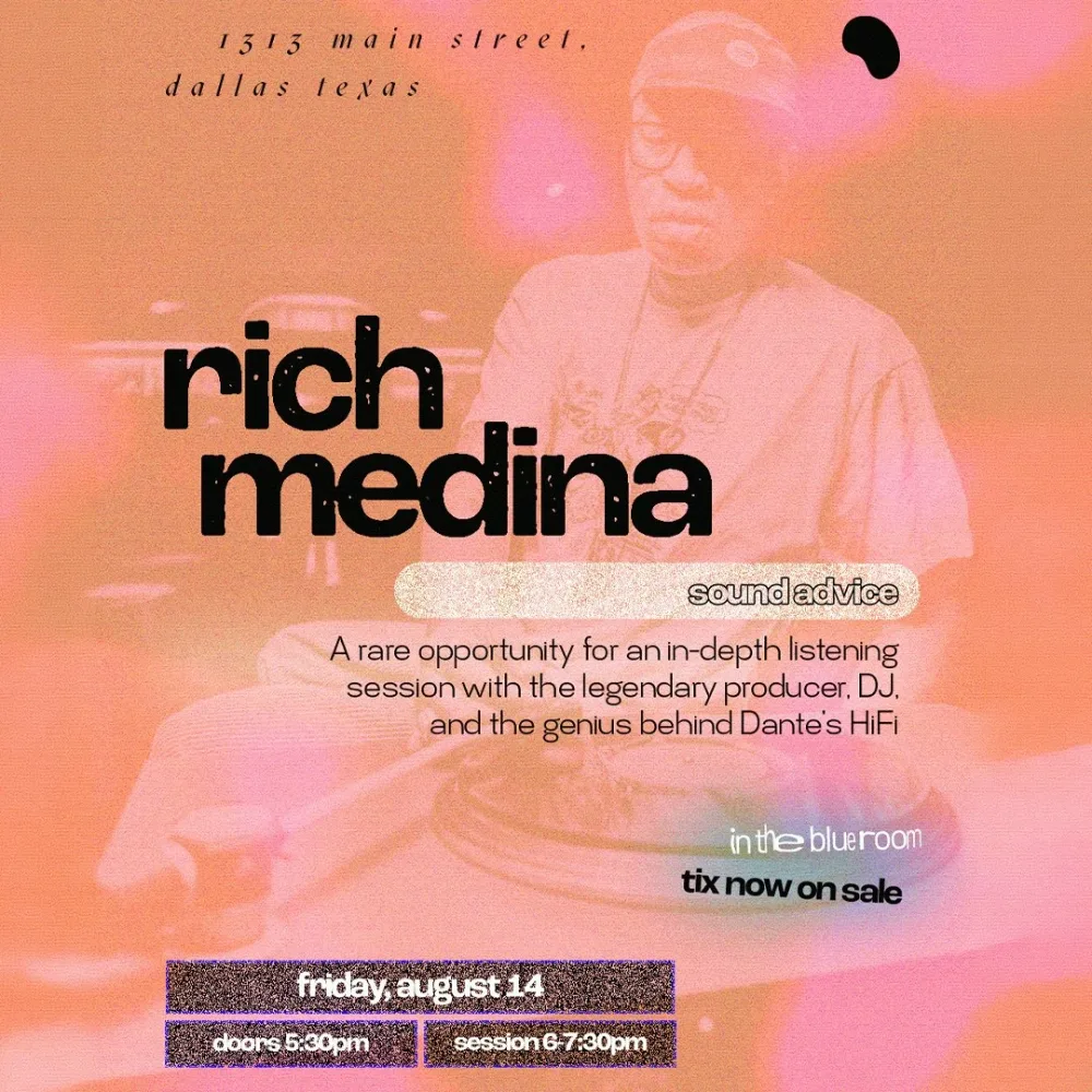 Rich Medina — event flyer