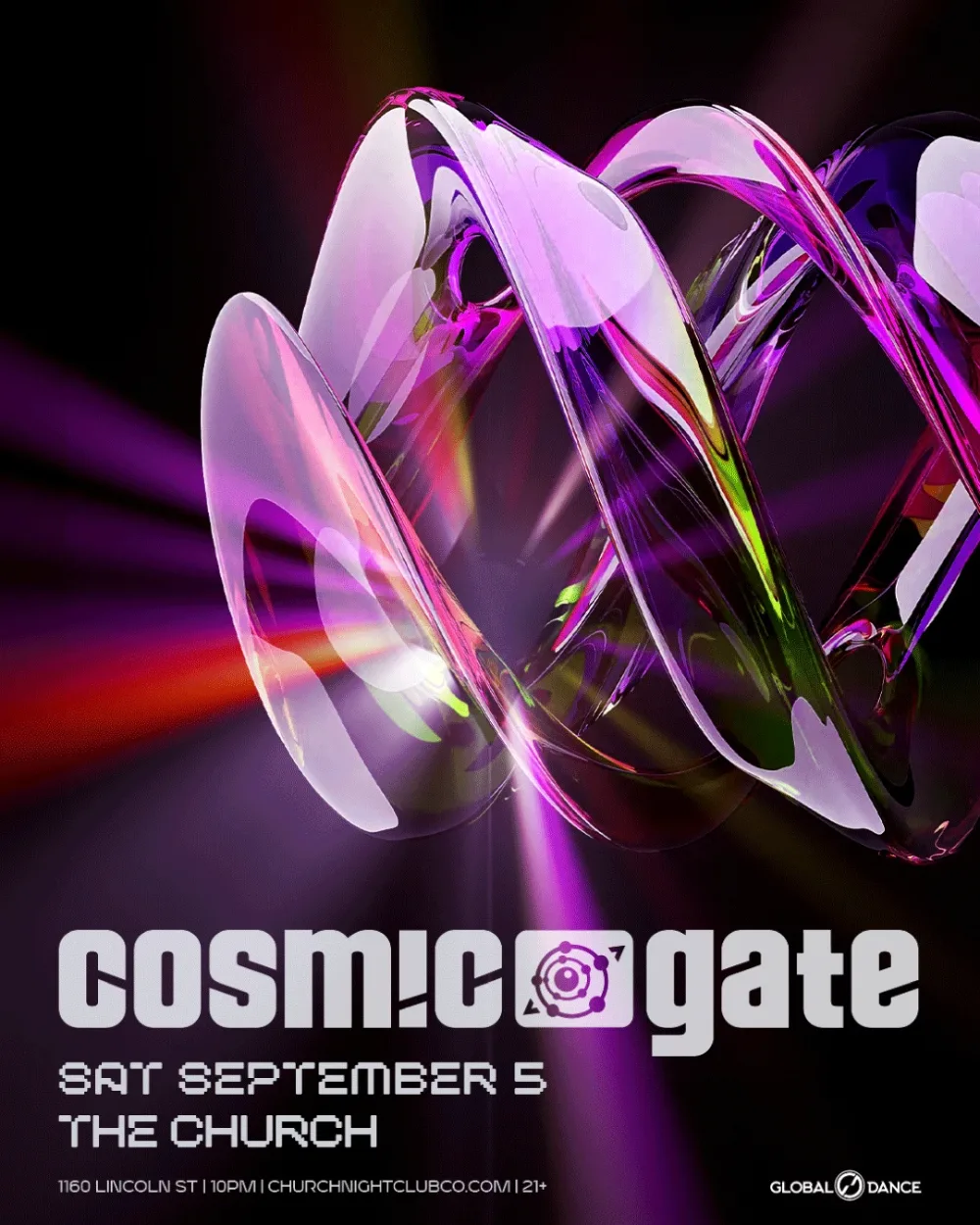 Cosmic Gate — event flyer