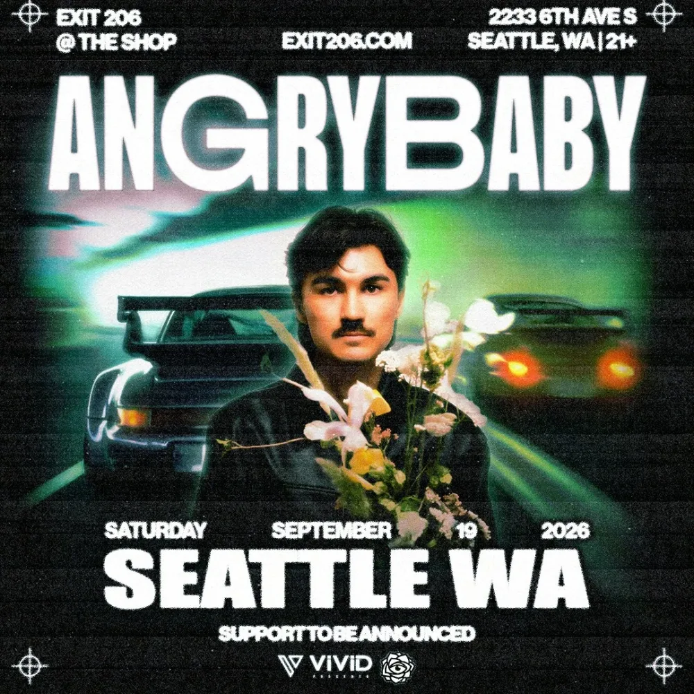 Angrybaby — event flyer