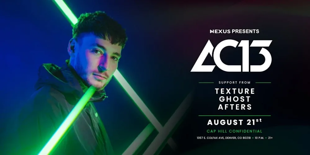 AC13 — event flyer