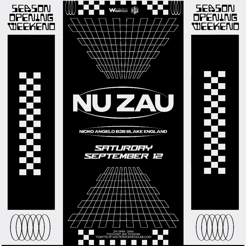 Nu Zau — event flyer