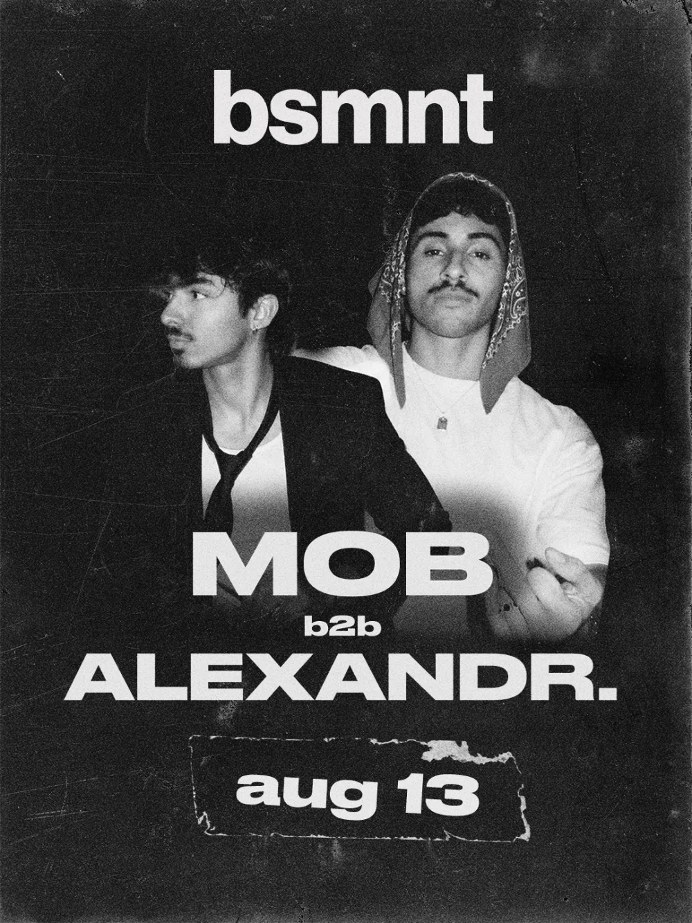 DJ MOB (Boston), Alexandr. — event flyer