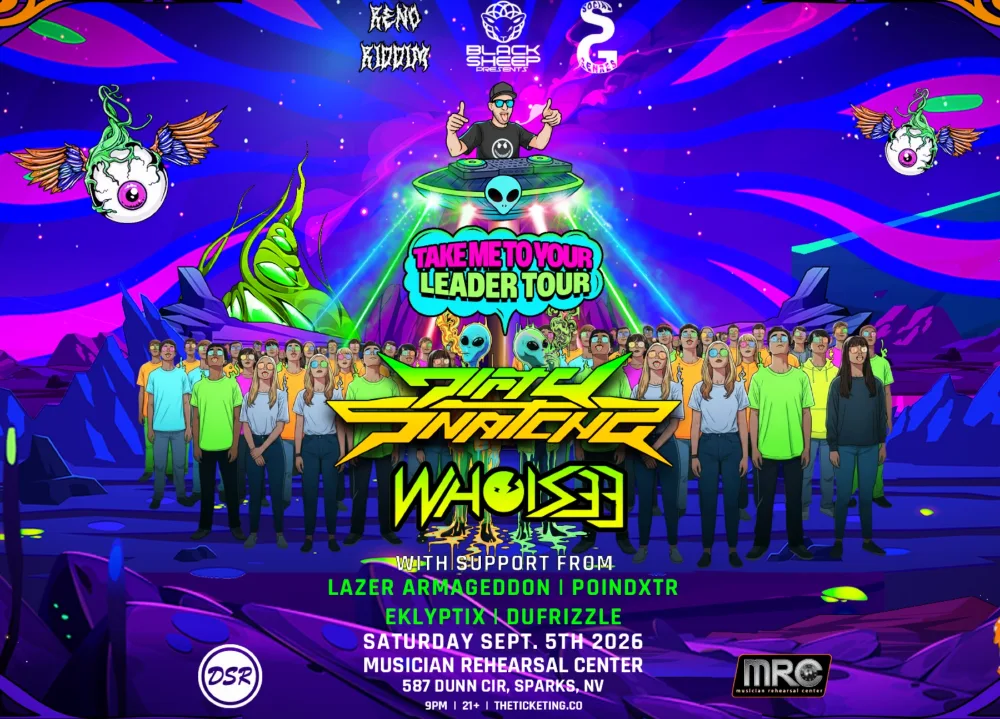 Take Me To Your Leader Tour — event flyer