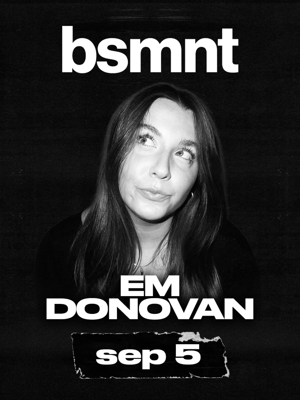 EM DONOVAN — event flyer