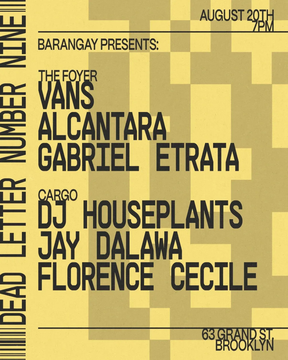 BARANGAY Presents — event flyer