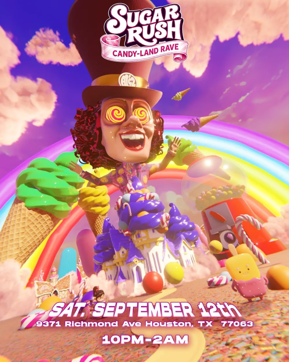Sugar Rush — event flyer