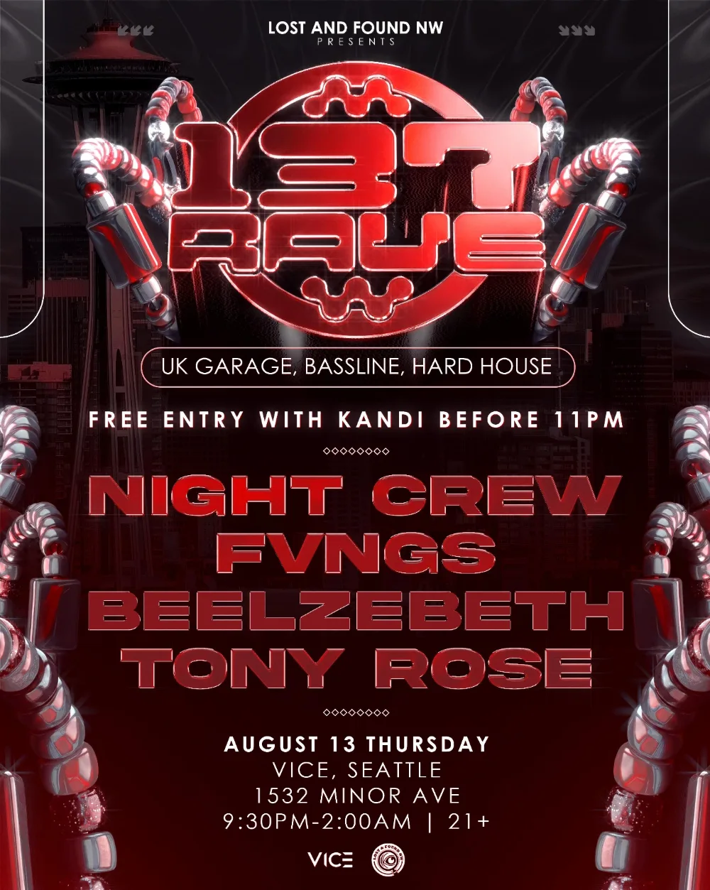 137 RAVE — event flyer