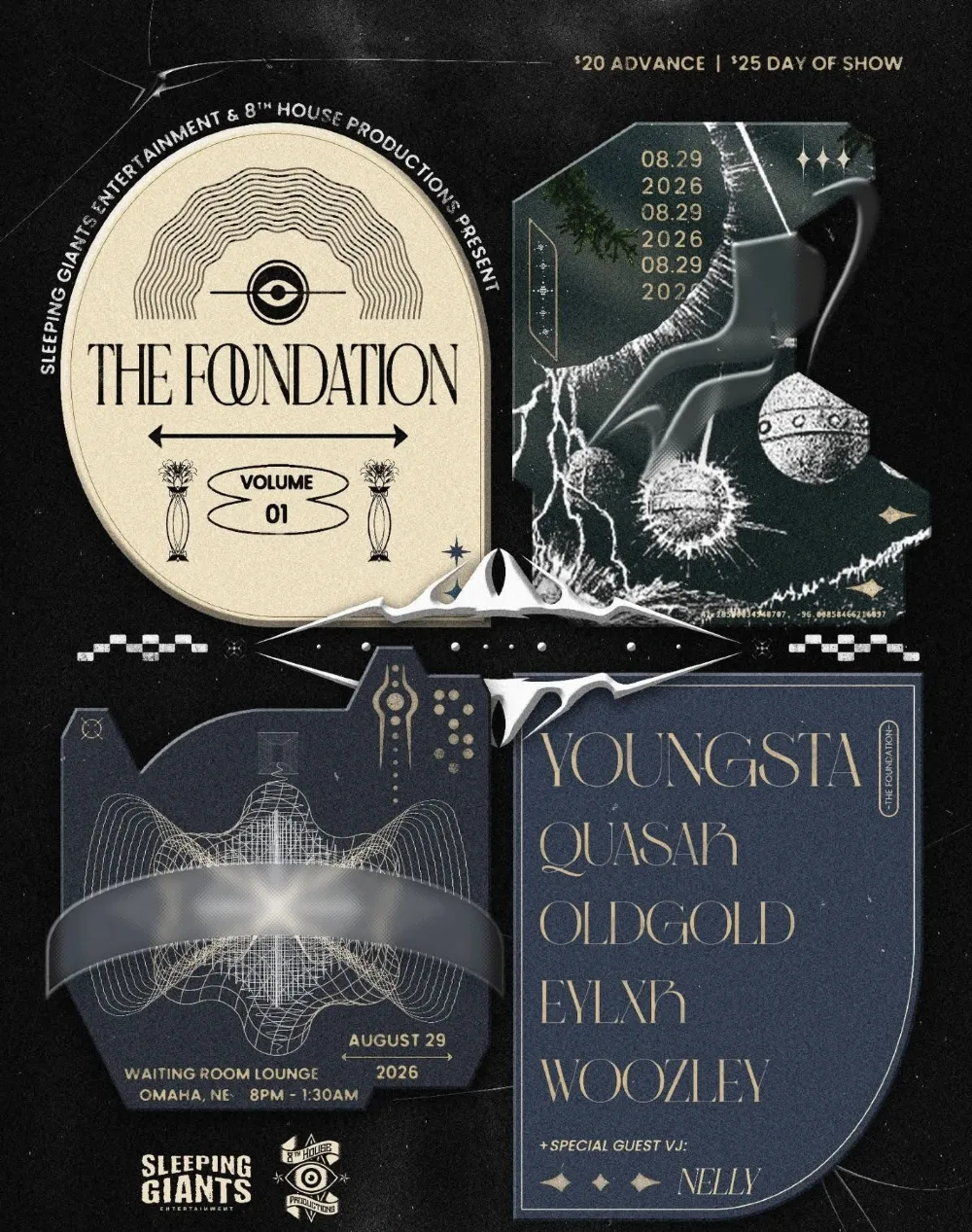 The Foundation Vol 01 — event flyer