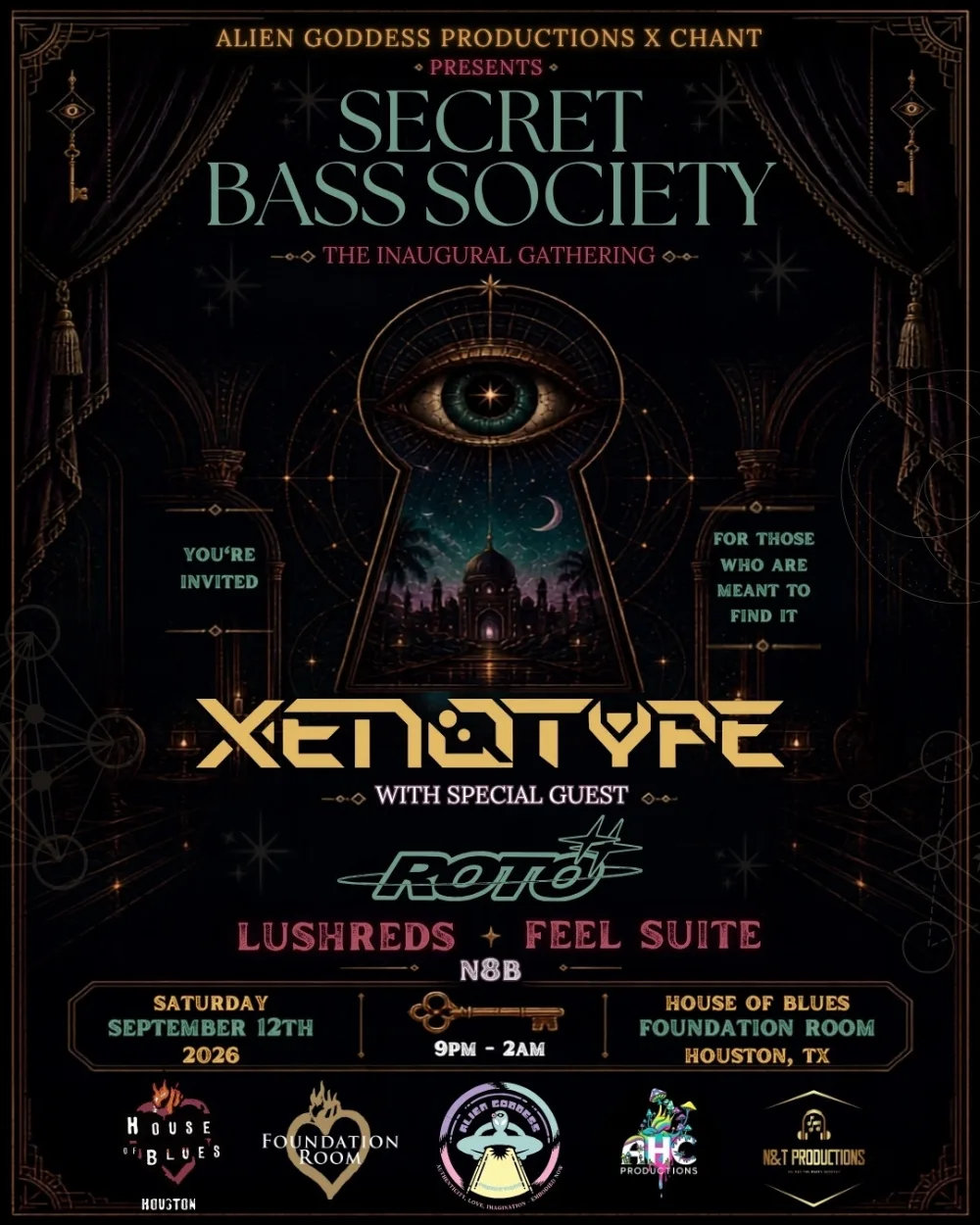 Secret Bass Society - The Inaugural Edition — event flyer