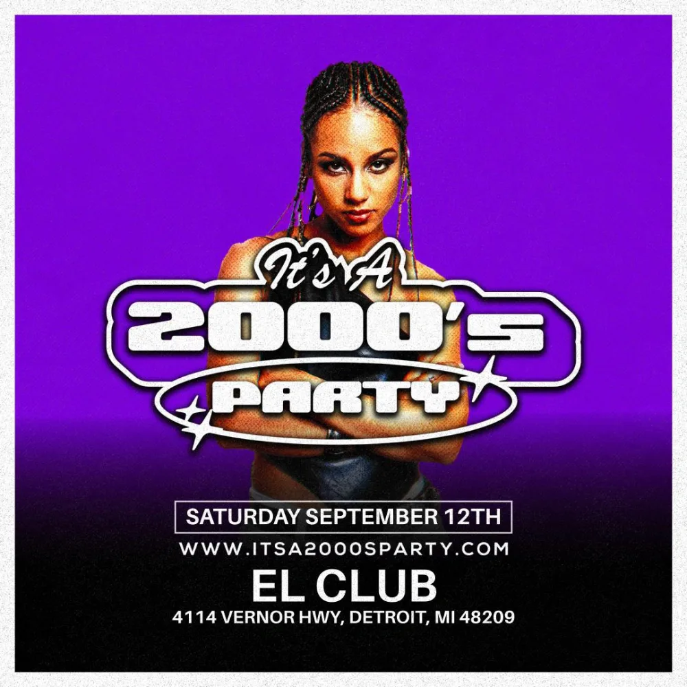 It's A 2000's Party - Detroit — event flyer